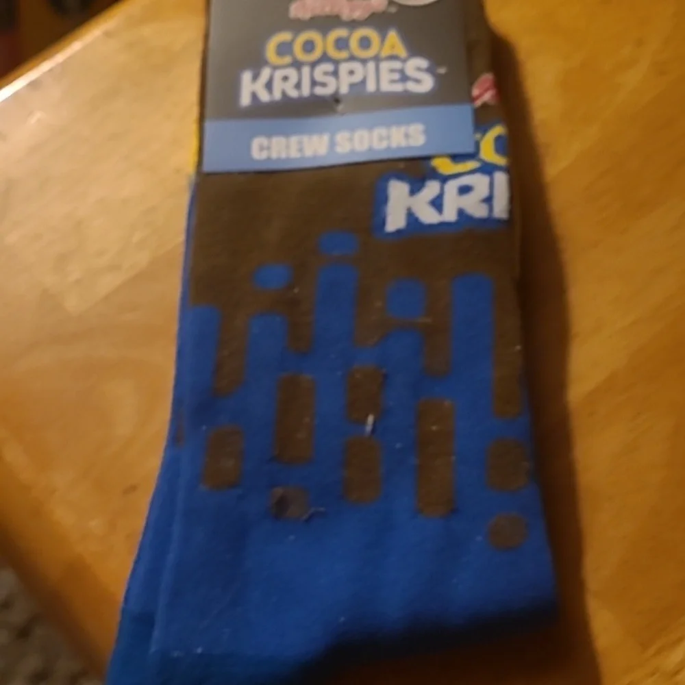 NWT Rice Krispy themed socks 4 oar Size 9-13 - Picture 2 of 6